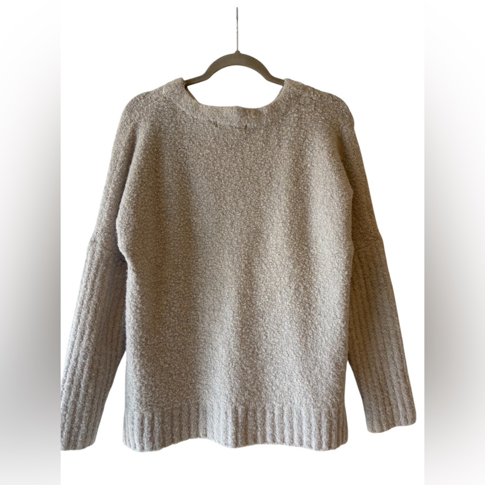 Sleeping On Snow Anthropologie Textured Knit Sweater Size S Neutral - Picture 2 of 5